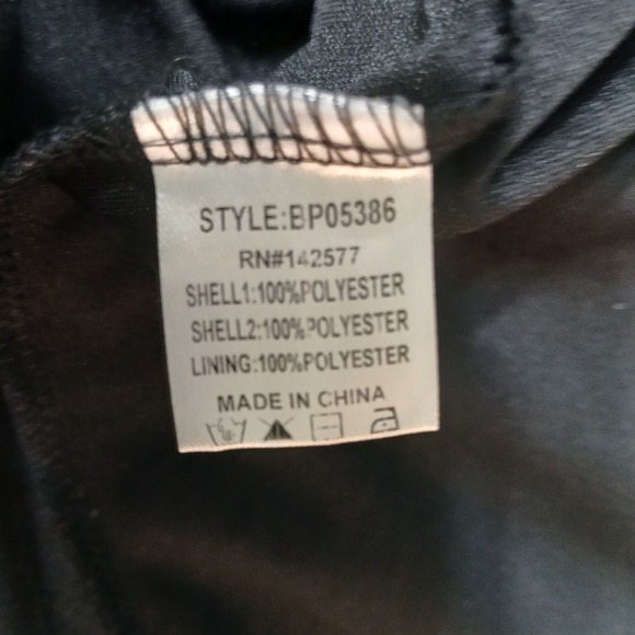 Blashe Jumpsuit Black Sz S Lace Cut Out Wide Leg Lined Adjustable Straps - Picture 9 of 13